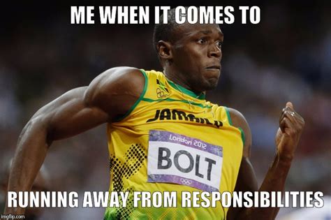 running from responsibility